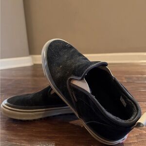 Vans Men's Black Slip-On Shoes, Warm, Size 12